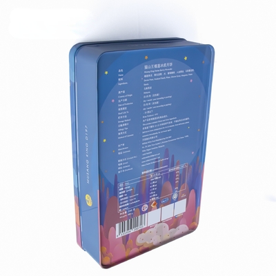 Corda di plastica 110Dx198Hmm della copertura di Tin Boxes Storage Airtight Round del metallo sveglio