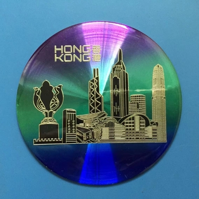 l'epossiresina dell'autoadesivo della cupola del gel 3D identifica Crystal Logo Holographic