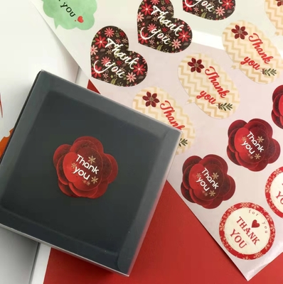 Stampa amichevole dell'autoadesivo della stagnola di oro della guarnizione degli autoadesivi del vinile di Logo Label Sticker Packaging Eco