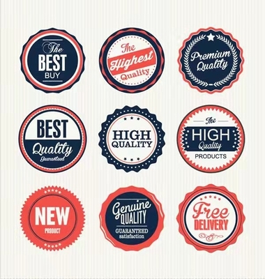 Etichetta cosmetica della bottiglia che stampa Logo Printing Private Round Packaging impermeabile
