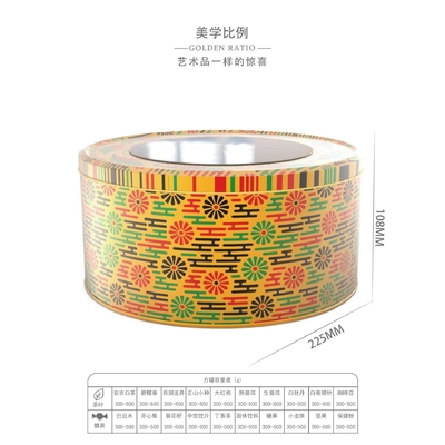 contenitori di stoccaggio dello zafferano di Tin Jar Lid Aluminum Round della candela 50ml