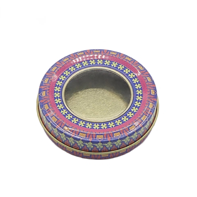 Lo zafferano vuoto Tin Boxes Small Round Packaging inscatola per il metallo 1g 2g 3g 5g dell'oro del regalo