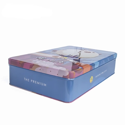 Corda di plastica 110Dx198Hmm della copertura di Tin Boxes Storage Airtight Round del metallo sveglio