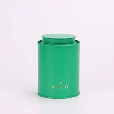 Il carrello di tè Tin Canisters Cans Matte Black può nero stretto dell'aria interna del coperchio della manopola riciclato