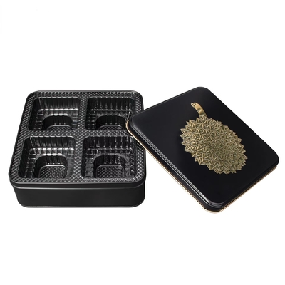 Dolce matto del biscotto di Tin Boxes Round Metal Moon del metallo del piccolo appartamento di stoccaggio