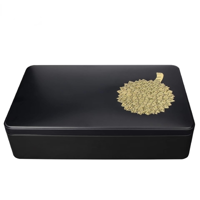 Dolce matto del biscotto di Tin Boxes Round Metal Moon del metallo del piccolo appartamento di stoccaggio