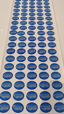 Autoadesivi a cupola a resina epossidica delle etichette che stampano 3D Crystal Logo su ordinazione impermeabile