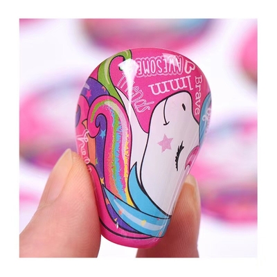 ANIMALE DOMESTICO del PVC del PE a resina epossidica pp dei fornitori 3d dell'autoadesivo della cupola del cerchio di 25mm impermeabile