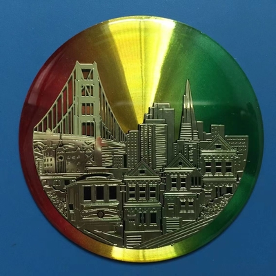 l'epossiresina dell'autoadesivo della cupola del gel 3D identifica Crystal Logo Holographic