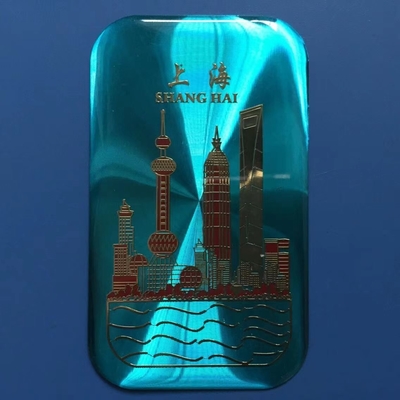 l'epossiresina dell'autoadesivo della cupola del gel 3D identifica Crystal Logo Holographic