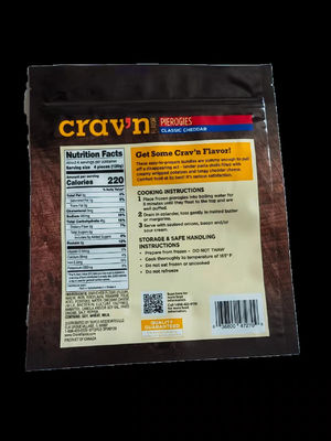 Il sacchetto di plastica della guarnizione di auto che imballa la cassaforte piana dell'alimento della chiusura lampo biodegradabile del biscotto ha laminato