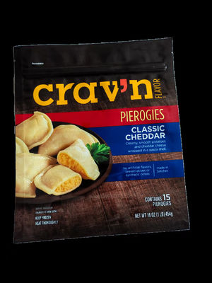 Il sacchetto di plastica della guarnizione di auto che imballa la cassaforte piana dell'alimento della chiusura lampo biodegradabile del biscotto ha laminato