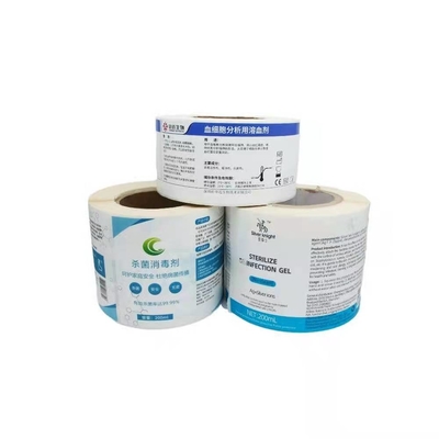 Adesivi per etichette mediche impermeabili con forte adesivo Imballaggio per bottiglie di pillole