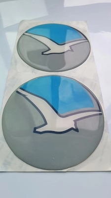L'autoadesivo a resina epossidica a cupola che stampa il PVC cade la colla Logo Self Adhesive