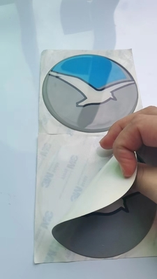 L'autoadesivo a resina epossidica a cupola che stampa il PVC cade la colla Logo Self Adhesive