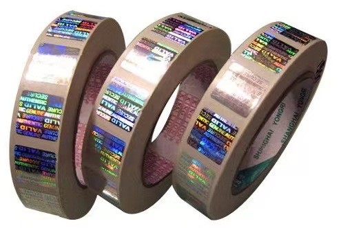 Stampabile sicuro genuino dell'oro su ordinazione di Logo Packaging Hologram Label Sticker