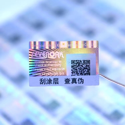 Stampabile sicuro genuino dell'oro su ordinazione di Logo Packaging Hologram Label Sticker