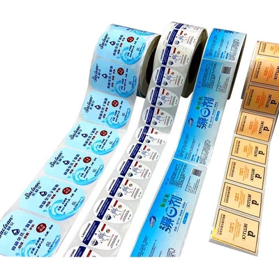 Stampabile sicuro genuino dell'oro su ordinazione di Logo Packaging Hologram Label Sticker