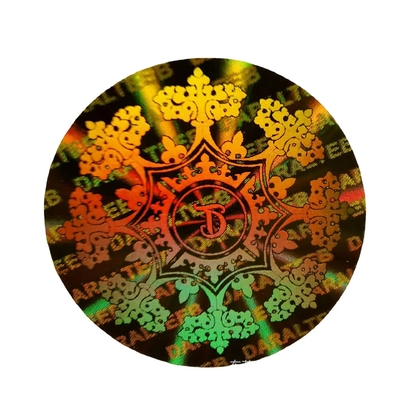 Ologramma d'imballaggio di carta rilascio/della pergamina sottile, lucido/Matte Hologram Sticker
