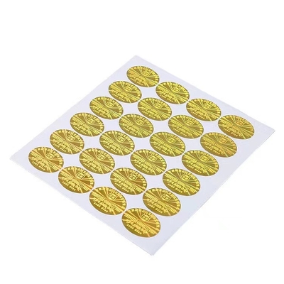 Ologramma d'imballaggio di carta rilascio/della pergamina sottile, lucido/Matte Hologram Sticker