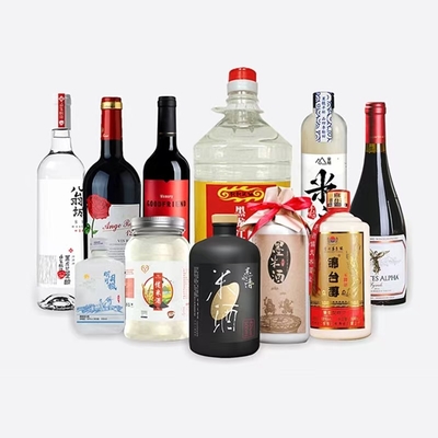 Etichette della bottiglia dell'alcool del liquore di CMYK, lucido/Matt Embossing Customized Wine Label